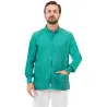 Casacca Next unisex Surgical Green NO STIRO Quick Medical Uniform - manica lunga