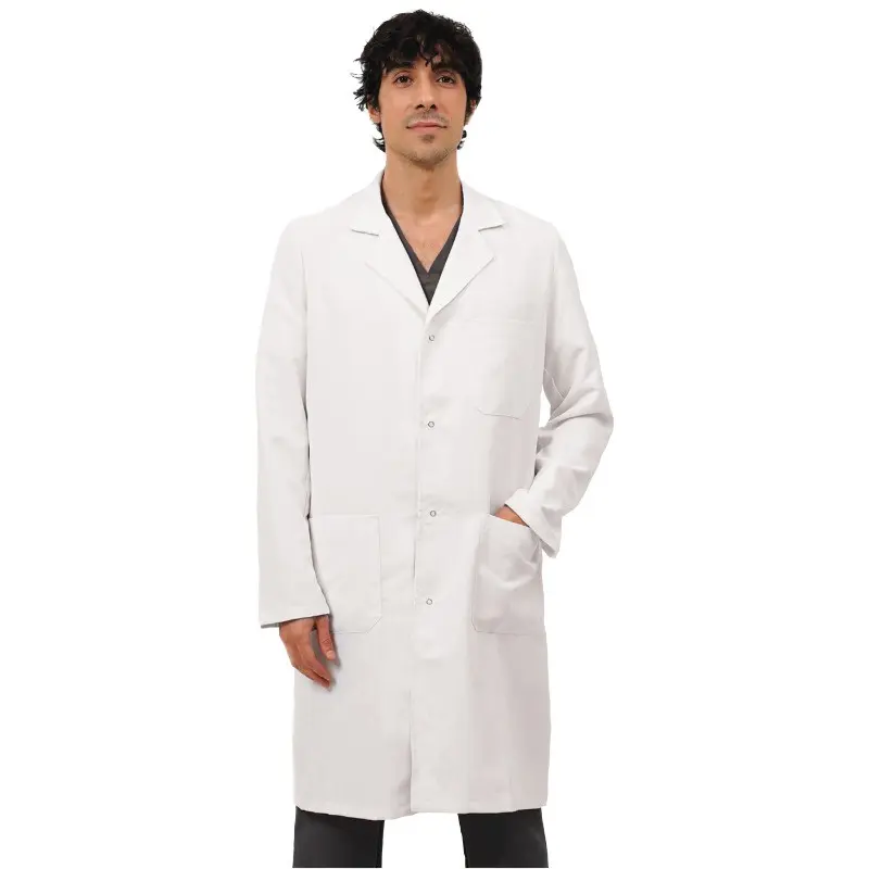 Simply unisex no iron white coat on offer for sale online