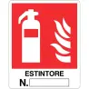 Außenschild Feuerlöscher Nr.___ im Angebot zum Online-Verkauf