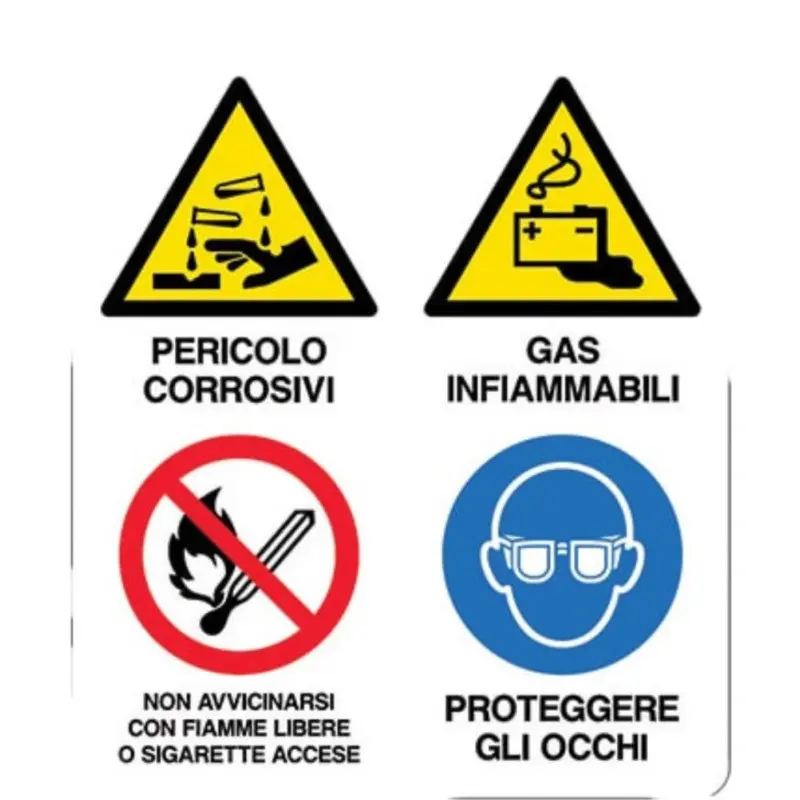 Battery charging area sign on offer for sale online