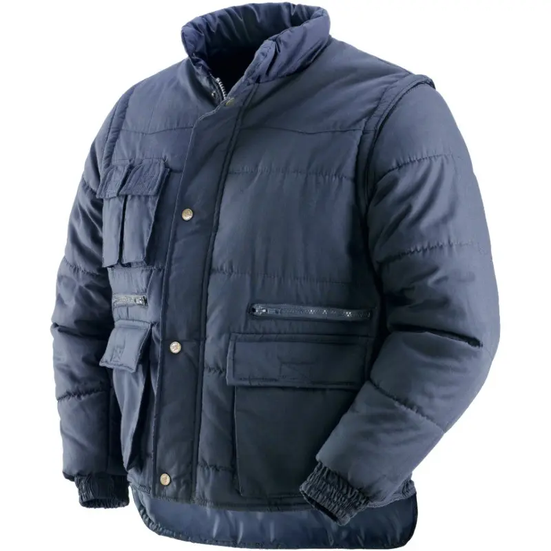 Rebajas Chaqueta negra con mangas desmontables online en oferta