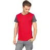 Offerta T-shirt in cotone bicolore da lavoro