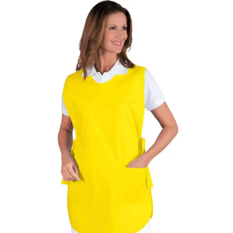 Poncho Unisex Giallo senza maniche