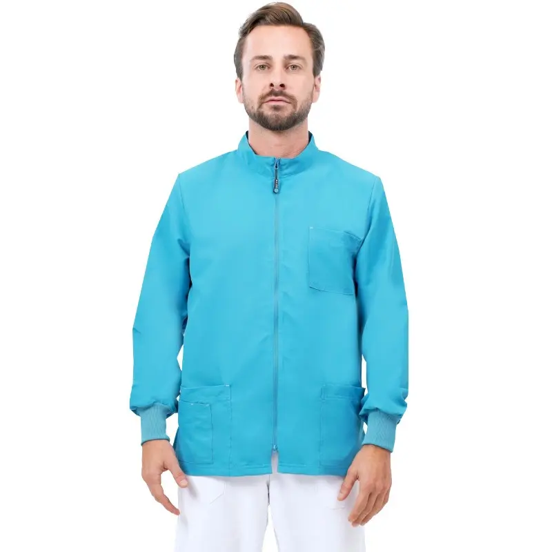 Casacca Next unisex Turquoise NO STIRO Quick Medical Uniform