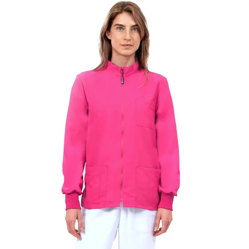 Casacca Next unisex Pink NO STIRO Quick Medical Uniform