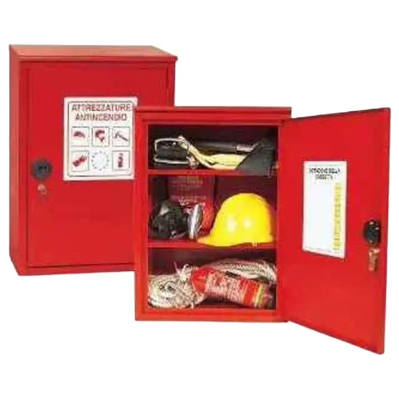 Red wardrobe with key on offer for sale online