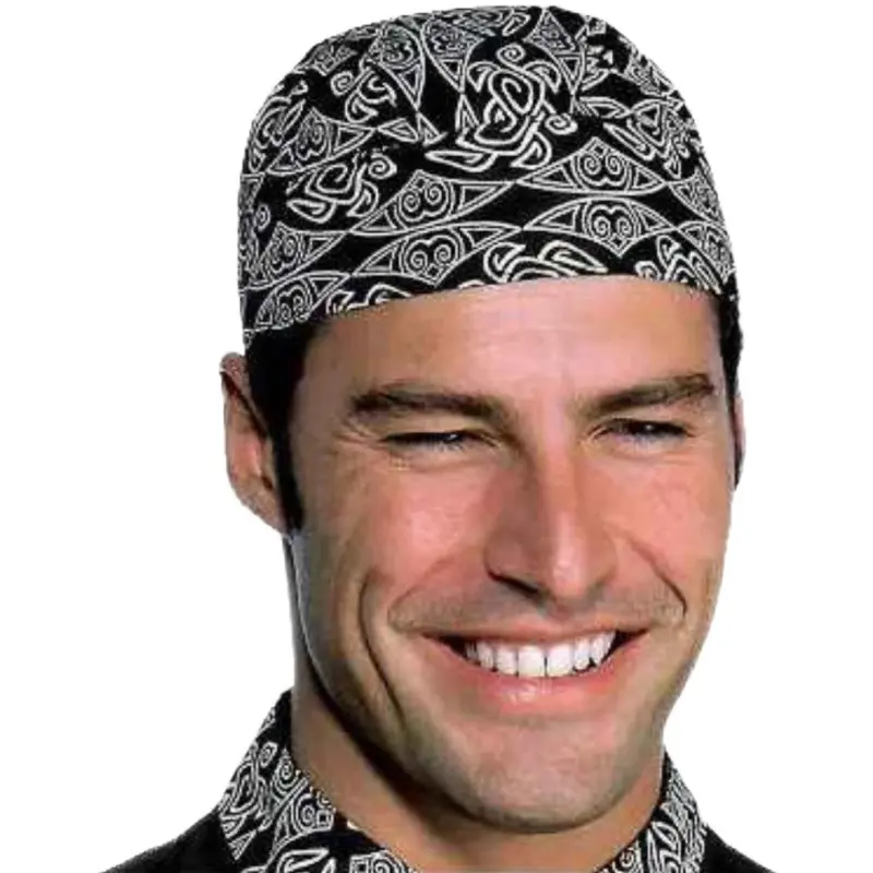 Bandana de travail  fantasy noir au meilleur prix