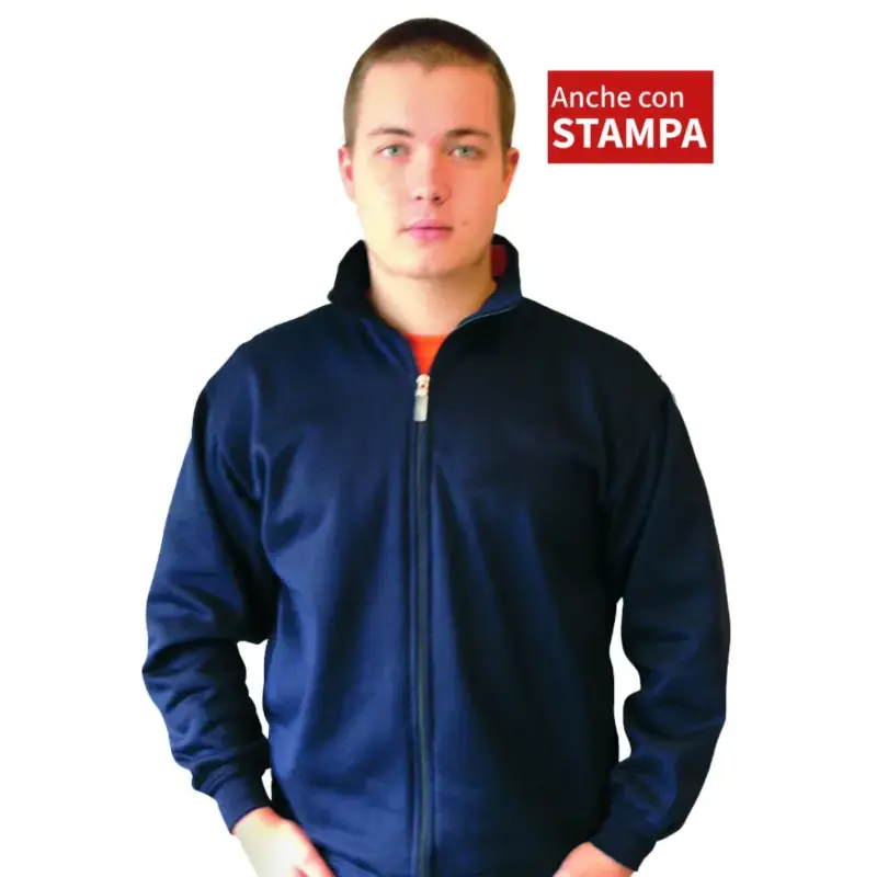 Sale Arbeits-Sweatshirt mit langem Reißverschluss online im Angebot