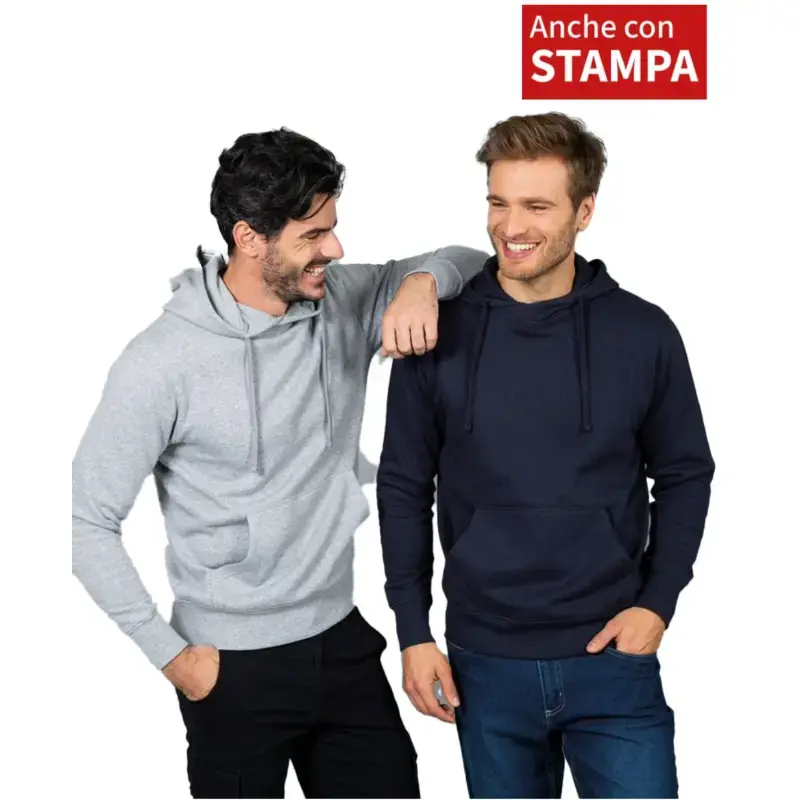 Felpa Cappuccio Cotone Da Lavoro