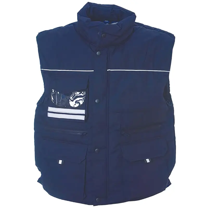 Sale Blue Multi-Pocket Work Vest Online On Sale