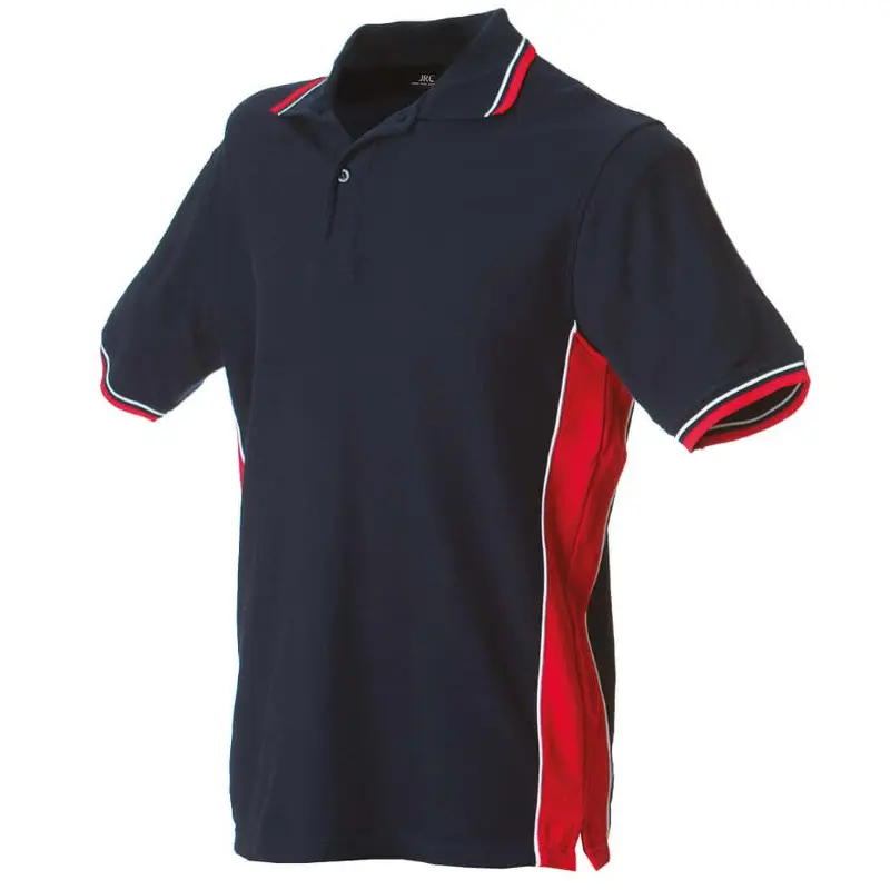 Online Sale Two-Tone Ankara Work Polo Shirt at Cheap Prices