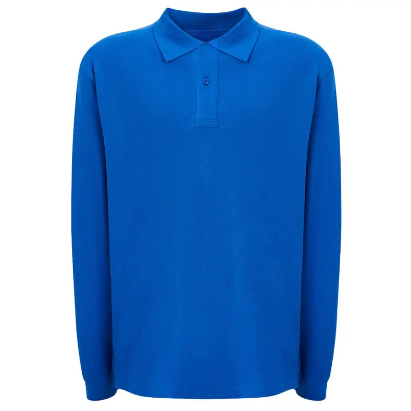 Online sale of basic long sleeve work polo shirts at low prices
