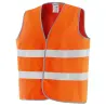 Vendita Gilet neri alta visibilità arancio online in offerta