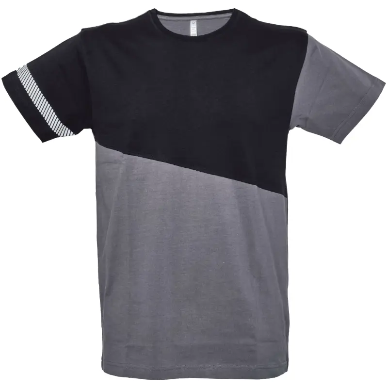 T-shirt Bicolore In Cotone Gr.165