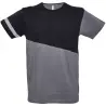 T-shirt Bicolore In Cotone Gr.165