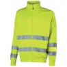 Felpa U-Power Lyncis Alta Visibilità | Felpa Lavoro Full Zip