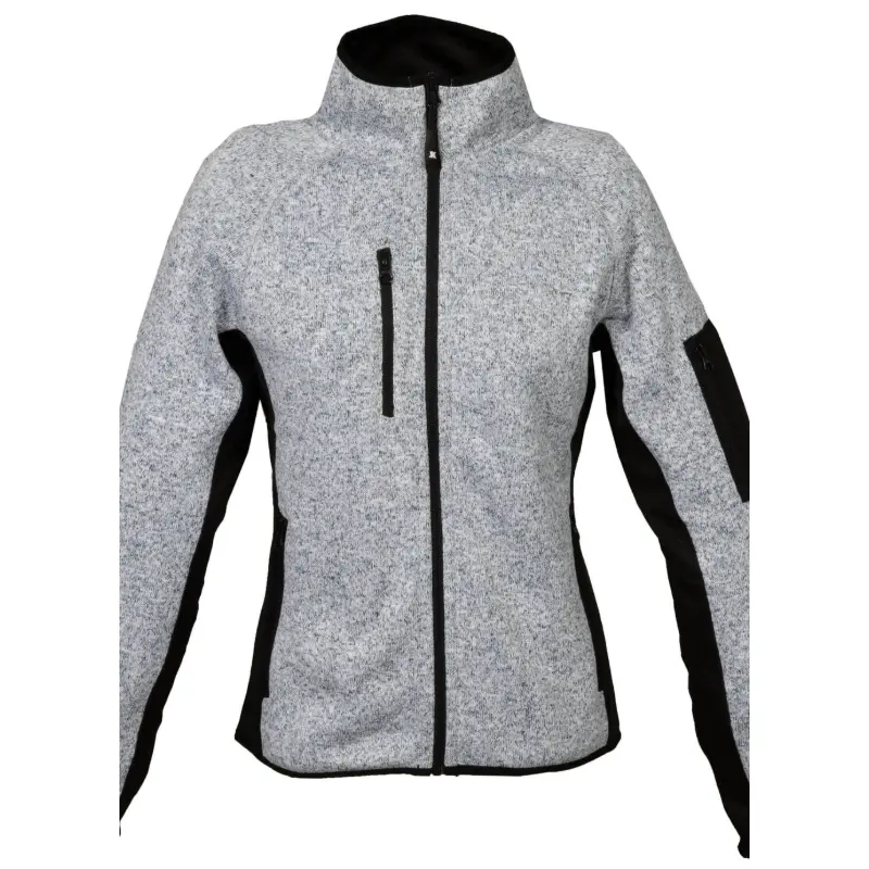 Vente de Sweat-shirt de travail en maille avec long zip pour femme en ligne