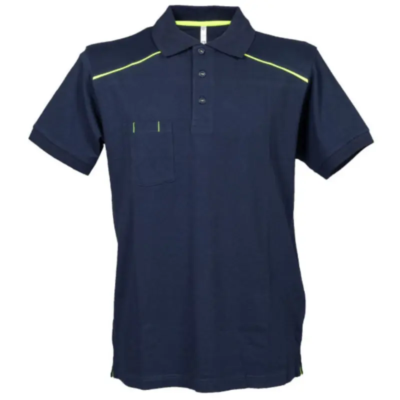 Vente de Short Polo de travail bordeaux manica pas cher