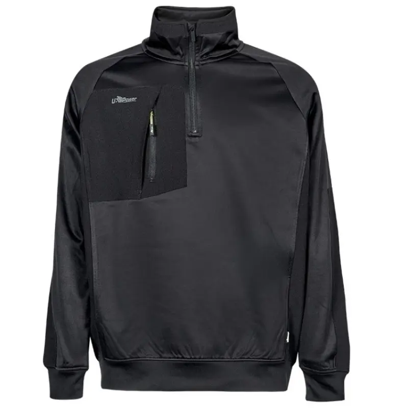 Felpa U-Power Leeds | Felpa da Lavoro Mezza Zip Tecnica