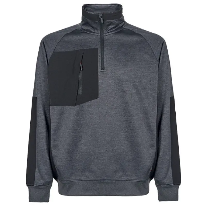 Felpa U-Power Leeds | Felpa da Lavoro Mezza Zip Tecnica