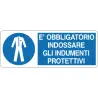 Cartello all. obbligo indumenti protettivi in offerta in vendita online