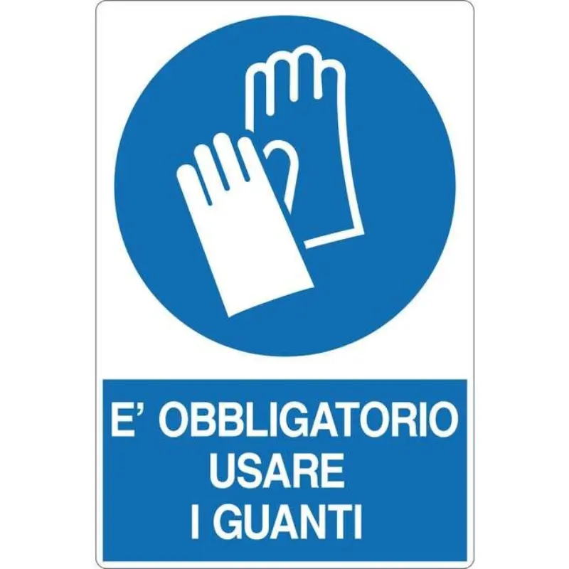 Sign at. Mandatory use of gloves on offer for sale online