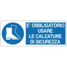 señal al aire libre Obligación de utilizar calzado de seguridad en oferta a la venta online.
