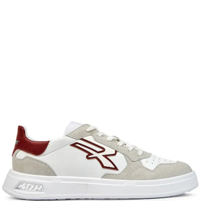 Scarpe U-Power Venom OB SR | Sneaker Urban Pelle Bianca e Amaranto