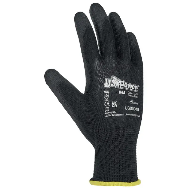 Guanti U-Power Onix Antiscivolo per Oli e Umido | 12 Paia